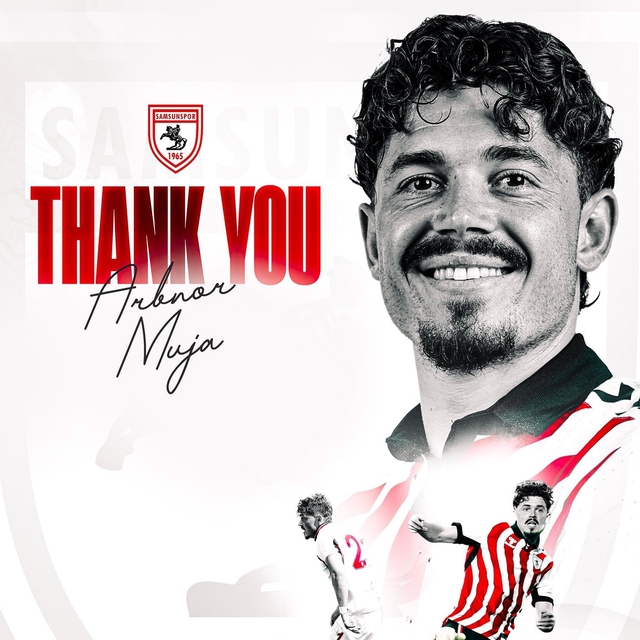 Samsunspor'da Muja ile yollar ayrıldı