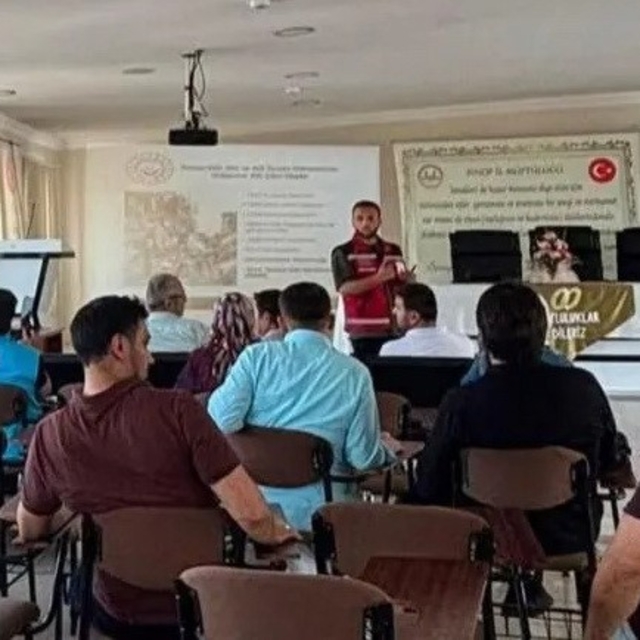 Sinop'ta müftülük personeline "psikososyal destek" eğitimi
