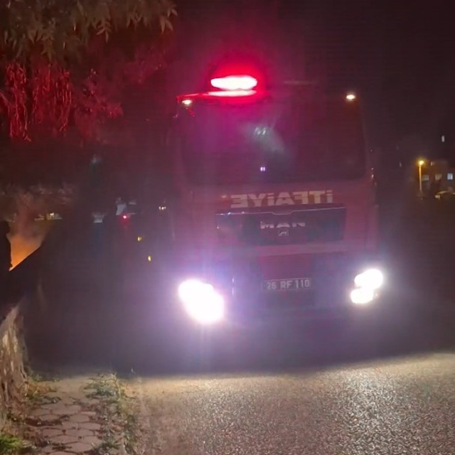 Eskişehir'de bir parkta kasten çıkarılan yangın ekipleri teyakkuza geçirdi