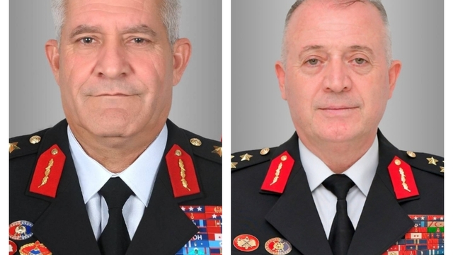 Van Jandarma Asayiş Kolordu Komutanlığı'nda nöbet değişimi