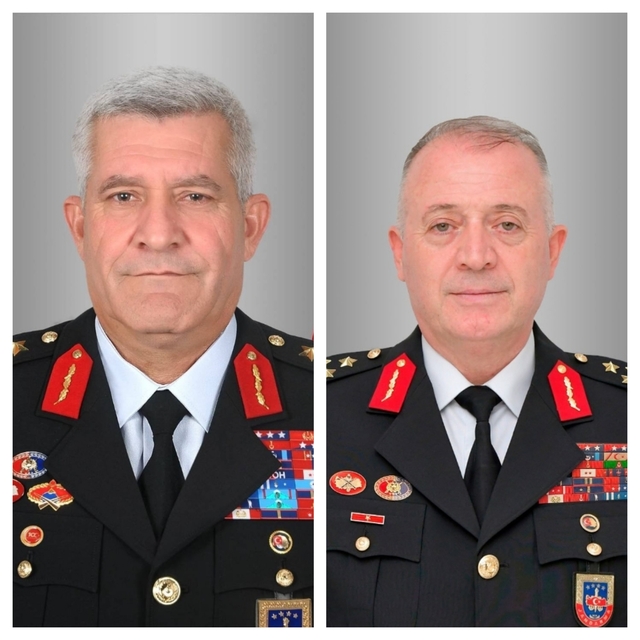 Van Jandarma Asayiş Kolordu Komutanlığı'nda nöbet değişimi