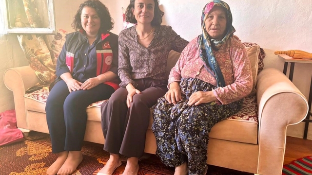 Şehit ailesine vefa ziyareti