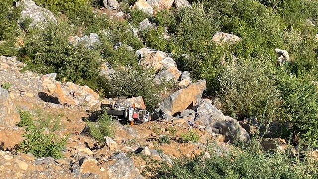 Alanya'da motosiklet uçuruma yuvarlandı: 1 ölü, 1 yaralı