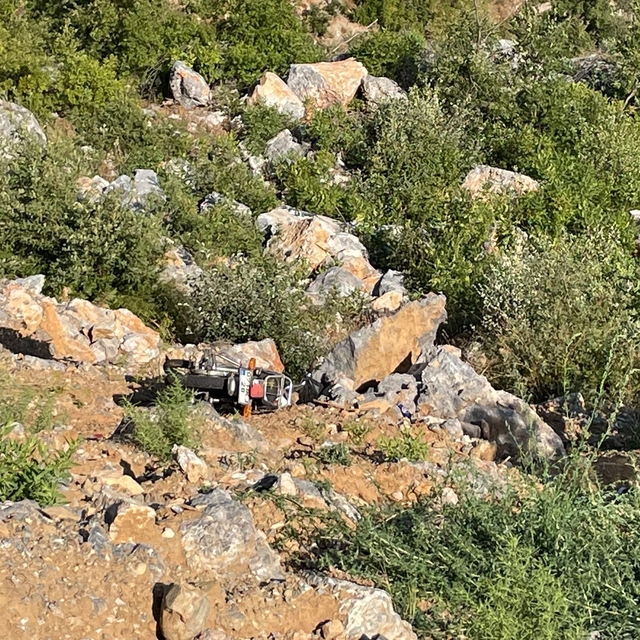 Alanya'da motosiklet uçuruma yuvarlandı: 1 ölü, 1 yaralı
