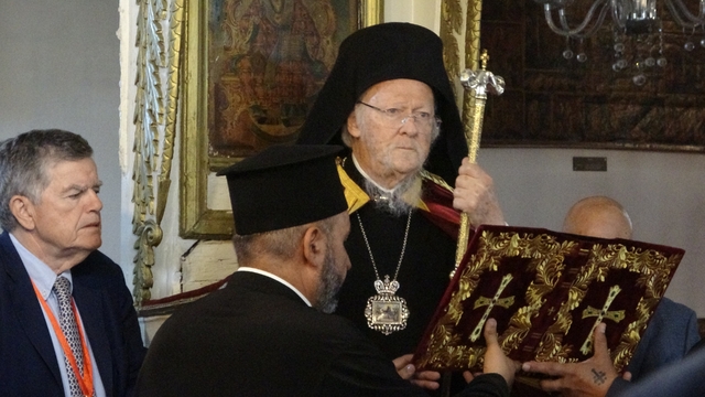 Fener Rum Patriği Bartholomeos, Gökçeada'da ayin yönetti
