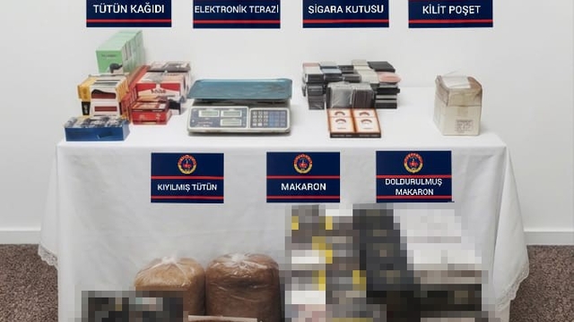 Yozgat'ta kaçak tütün operasyonunda 34 bin makaron ele geçirildi