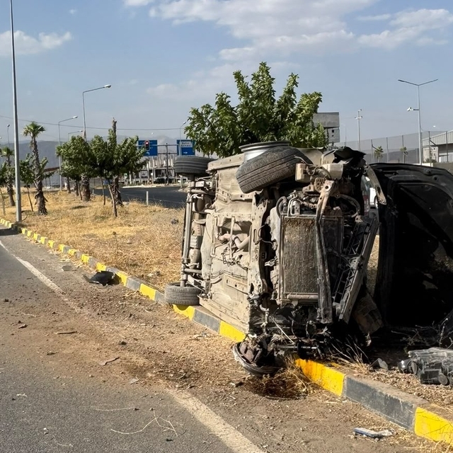 Cizre'de trafik kazası: 1 yaralı