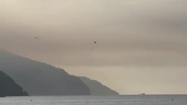 Muğla'da orman yangını ikinci gününde