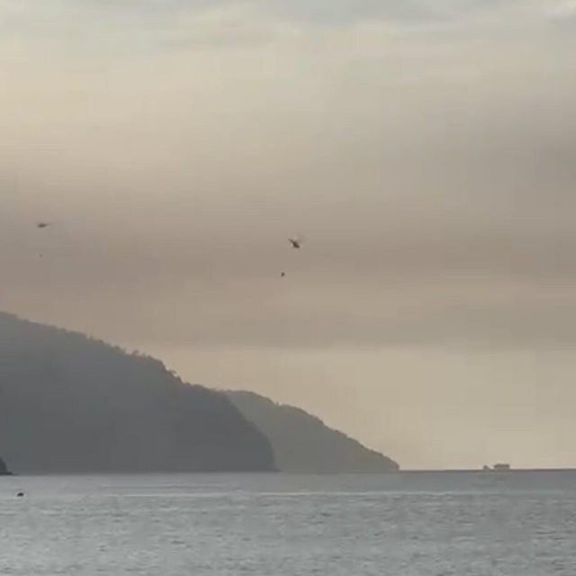 Muğla'da orman yangını ikinci gününde