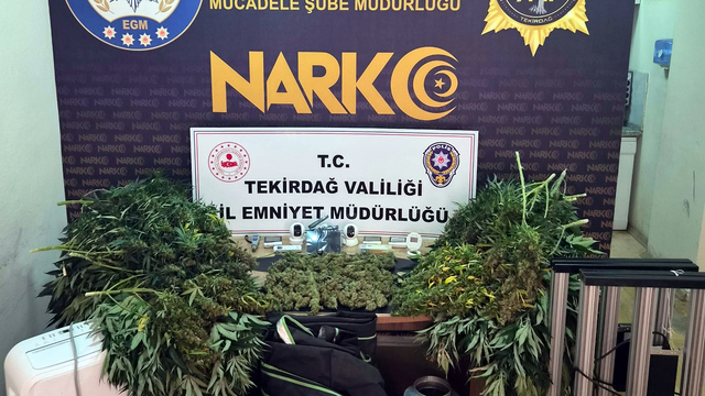 Tekirdağ'da uyuşturucu satıcılarına operasyon; 7 tutuklama