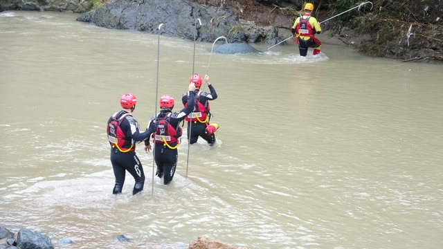 Giresun'da selde kaybolan 2 kişiyi arama çalışmaları sürüyor