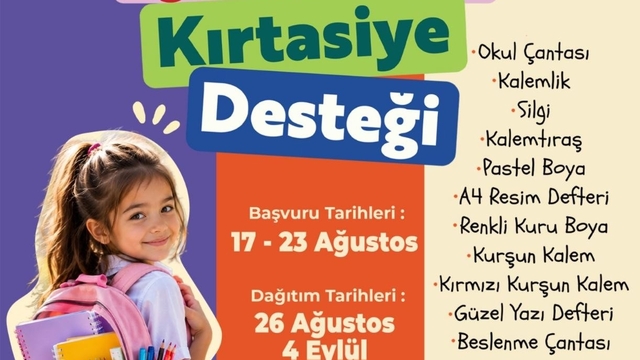 Denizli Büyükşehir'den miniklere "Okula Merhaba" desteği