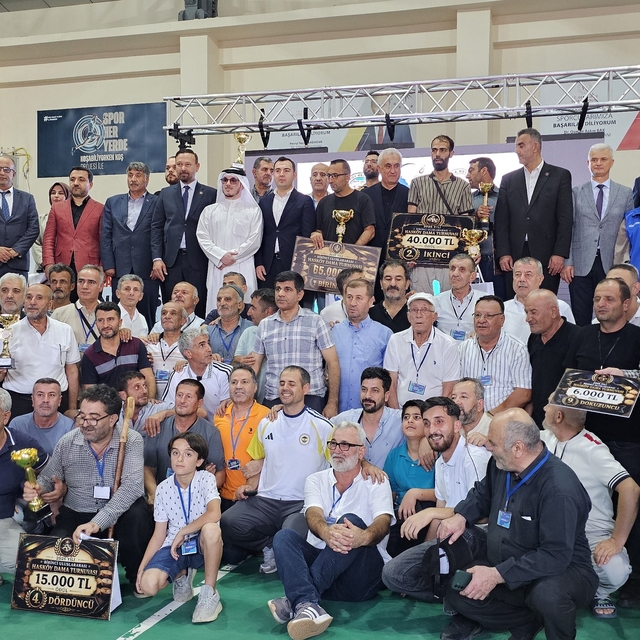 Hasköy'de Uluslararası Dama Turnuvası tamamlandı: 185 bin TL'lik ödüller sa...