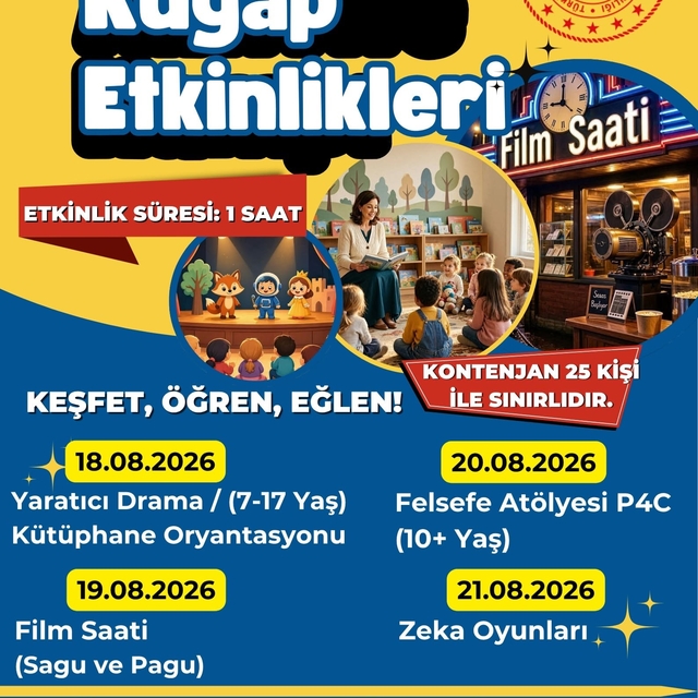 Aydın Çocuk ve Gençlik Kütüphanesi'nde 4 gün boyunca etkinlik düzenlenecek