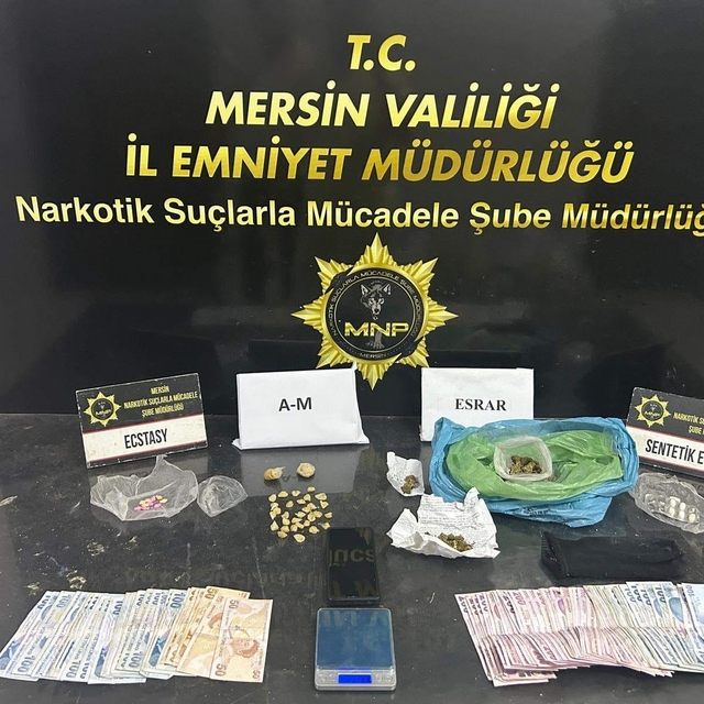 Mersin'de uyuşturucu operasyonu: 4 şüpheli tutuklandı