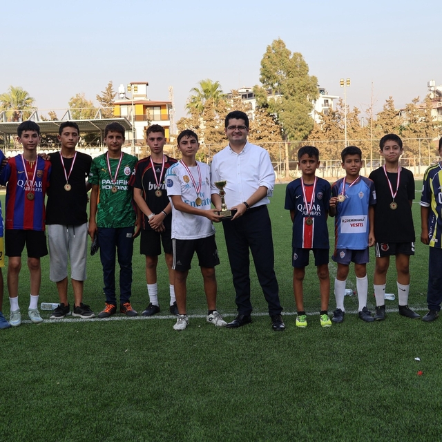 Arsuz'da yaz kuran kursu öğrencileri futbol turnuvasında buluştu