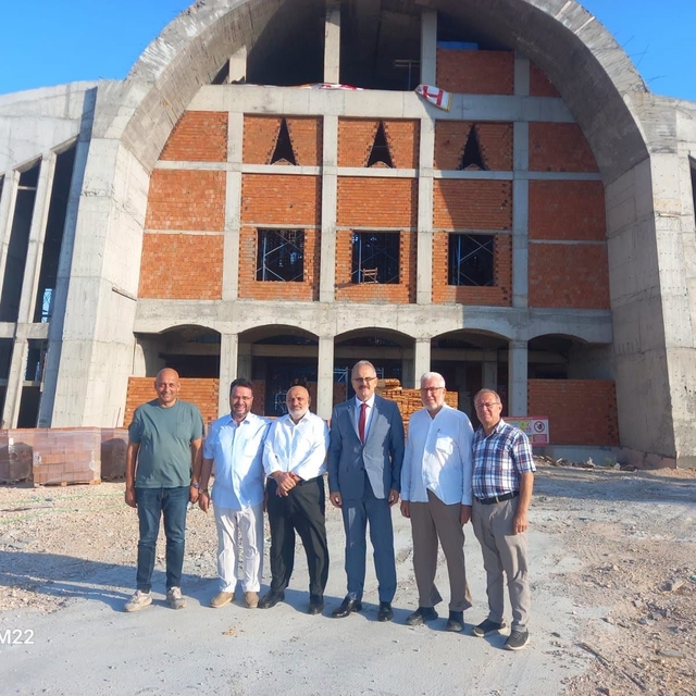 Bandırma'da Üniversite Camii projesi yerinde incelendi