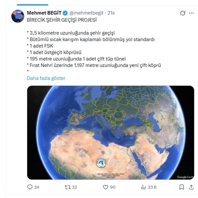Birecik'te 2'nci köprü için ihale tarihi belli oldu