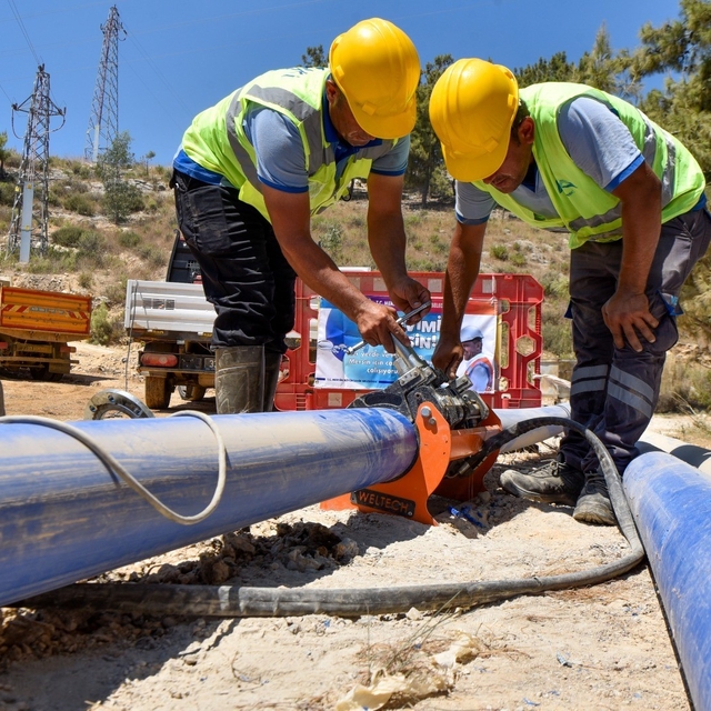 Mersin'de yıllardır kullanılmayan içme suyu deposu yeniden hizmete alındı