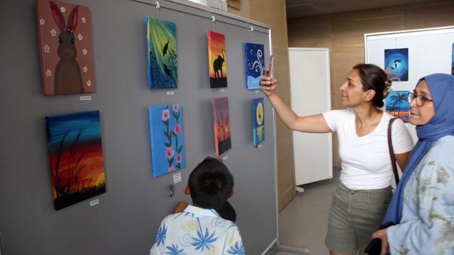Muğla'da yaz tatili sanatla renklendi