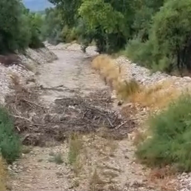 Kocaözü'ne sel böyle geldi