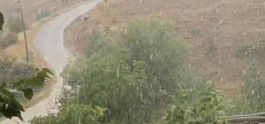 Elazığ'da sağanak yağış aralıklarla etkili oluyor