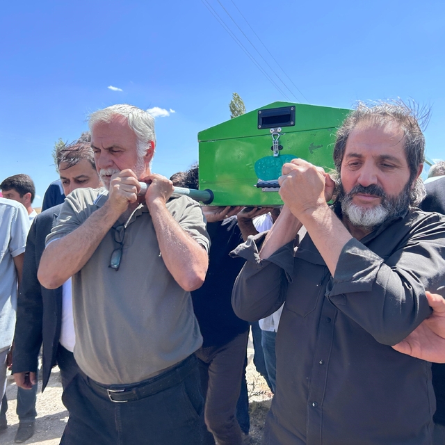İHA Bölge Müdürü Akyüz'ün acı günü: Oğlu son yolculuğuna uğurlandı