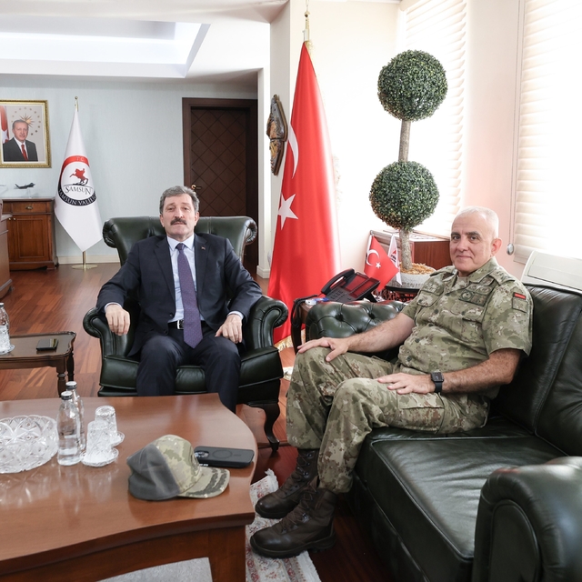 Samsun'dan 5. Kolordu'ya
5. Kolordu Komutanı olan Ala'dan Vali Tavlı'ya ved...