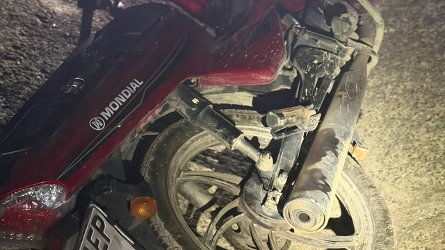 Edirne'de motosiklet devrildi: 1 yaralı