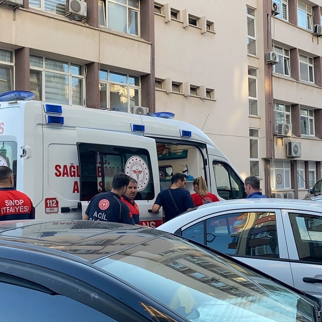 Sinop'ta intihar girişimi ekipleri teyakkuza geçirdi