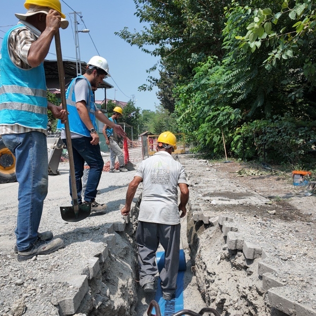 Dörtyol'da 297 bin metre içme suyu hattı tamamlandı