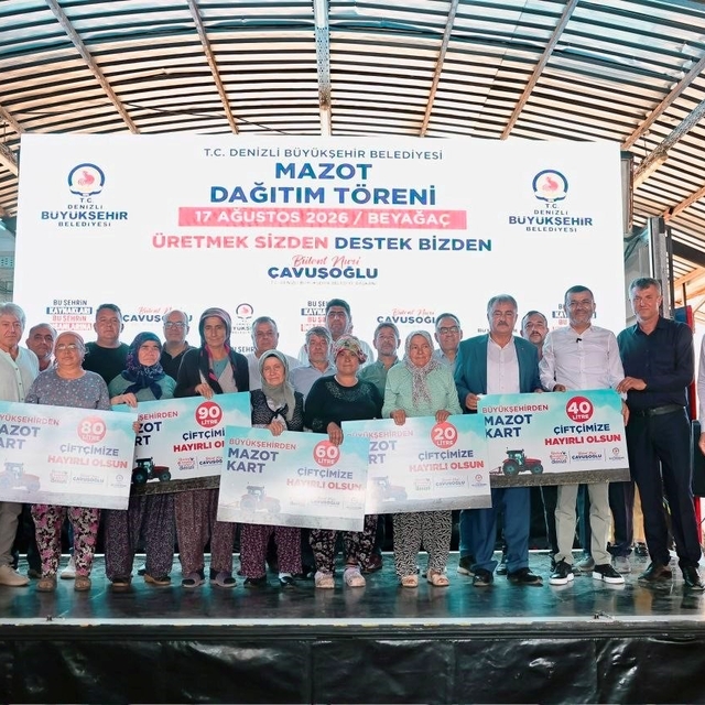 Mazot Kart dağıtımı Beyağaç'tan başladı