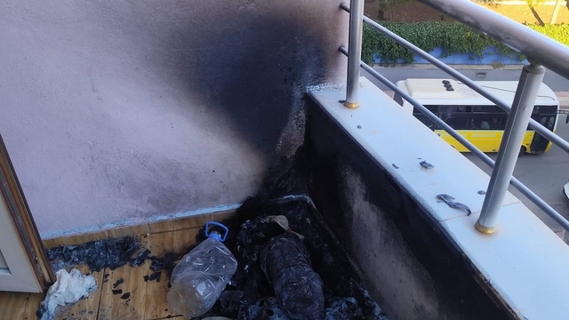Siirt'te apartmanın 5. katında piknik tüpü patladı