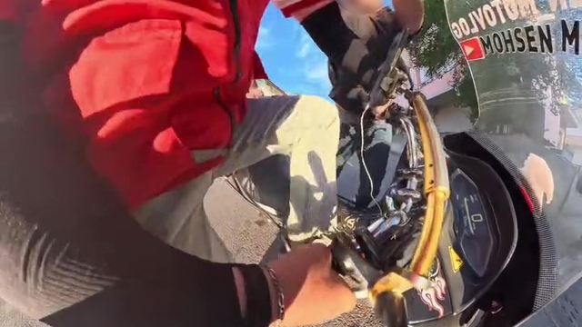 "Seni gebertirim" dedi, motokuryeye saldırdı