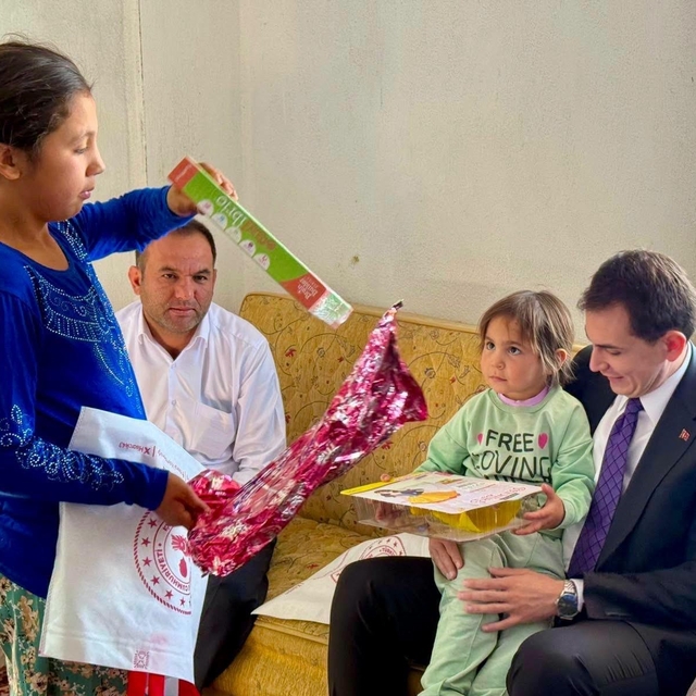 Hisarcık Kaymakamı Atam'dan Kurtdere Köyünde aile ziyareti