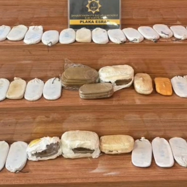 Şanlıurfa'da 20 kilo 600 gram esrar ele geçirildi