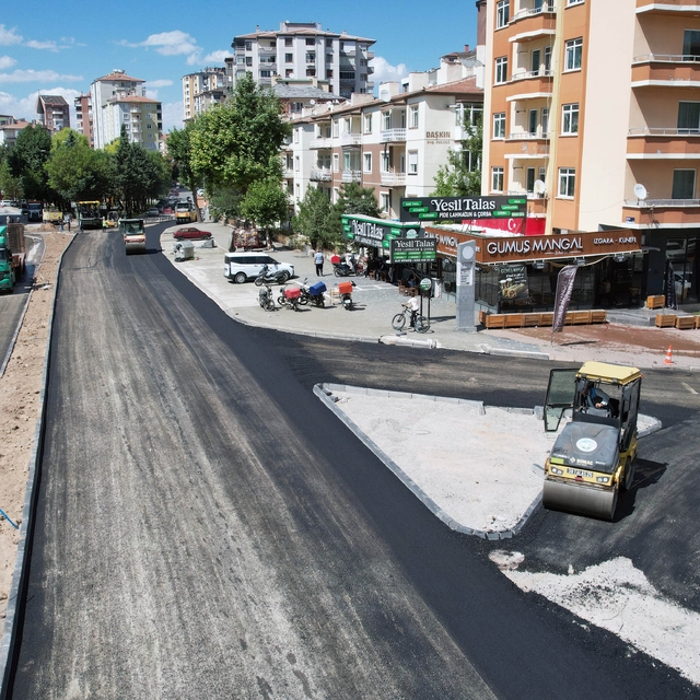 Talas'ta trafiğe akıllı kavşak dokunuşu