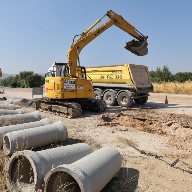 Büyükşehir'den Nilüfer'e 7 bin 600 metrelik altyapı yatırımı