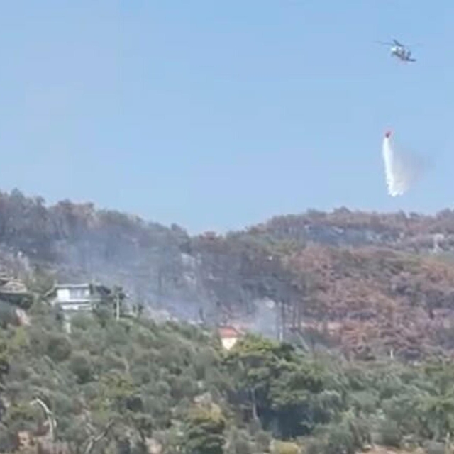 Fethiye'de çıkan orman yangını söndürüldü