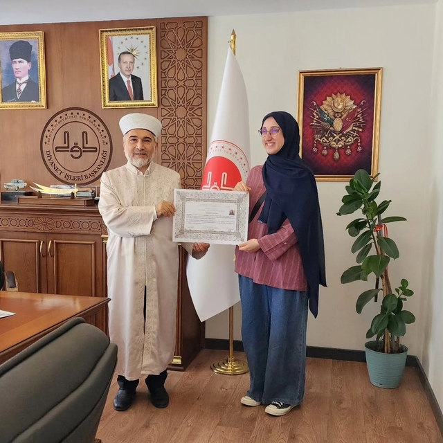 İl Müftülüğünde ihtida merasimi gerçekleştirildi