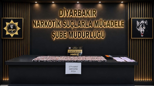 Diyarbakır'da 2 bin 776 adet sentetik ecza maddesi ele geçirildi: 1 tutuklama