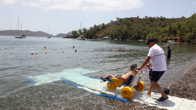 Muğla'da 23 plaj engelli bireylerin hizmetinde