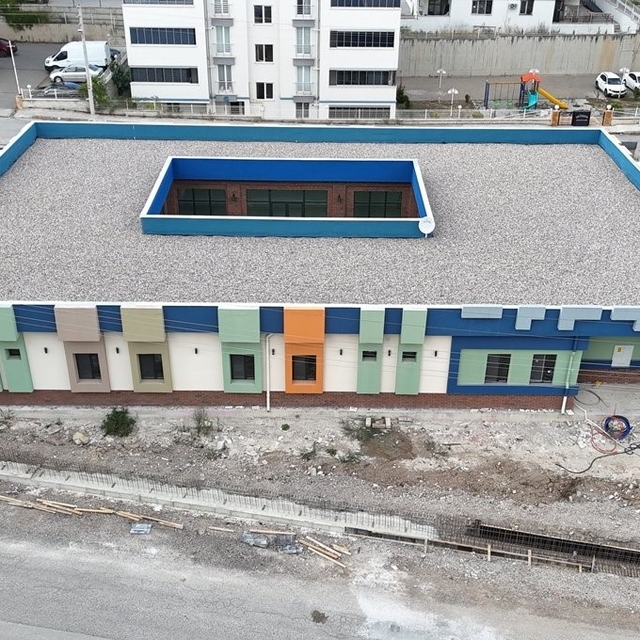 Karabük'te yeni anaokulu inşaatı sürüyor