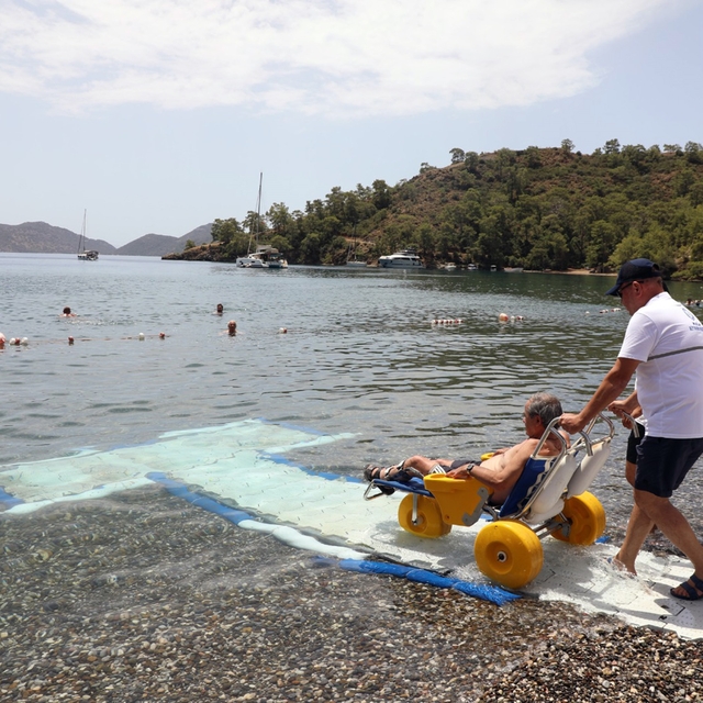 Muğla'da 23 plaj engelli bireylerin hizmetinde