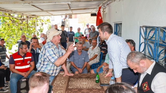 Başkan Mandalinci saha çalışmalarını Karaova'da sürdürdü