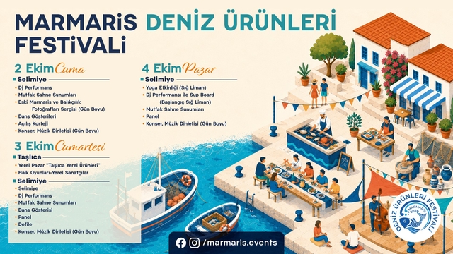 Marmaris'te 2. Deniz Ürünleri Festivali için geri sayım başladı