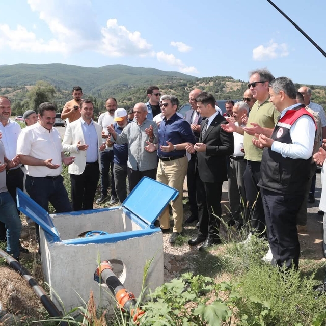 Esençay'da 305 hektarlık arazi suya kavuştu