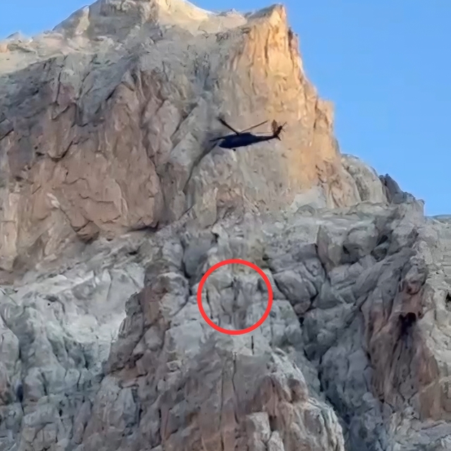 Niğde'de tırmanış sırasında düşen İngiliz dağcı, helikopter ile kurtarıldı