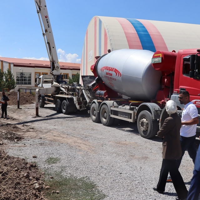 Tercan'da yapılacak kreş binasının temeli atıldı