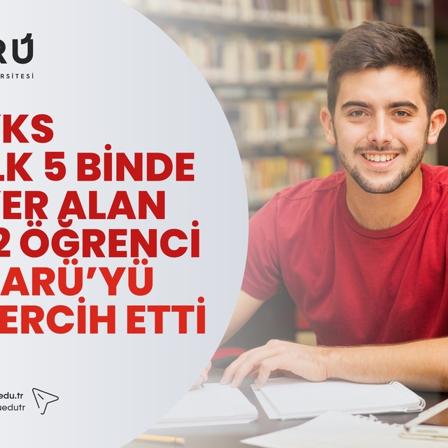 YKS ilk 5 binde yer alan 12 öğrenci BARÜ'yü tercih etti